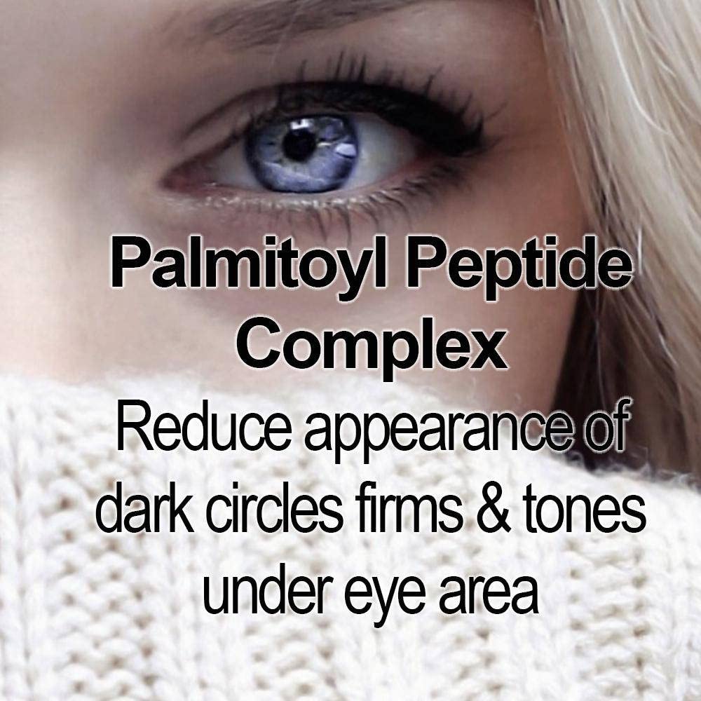 Simply Radiant Organic Vitamin C Skin Peptide Eye Cream for Dark Circles | Eye Cream for Wrinkles & Anti Aging Skin Care